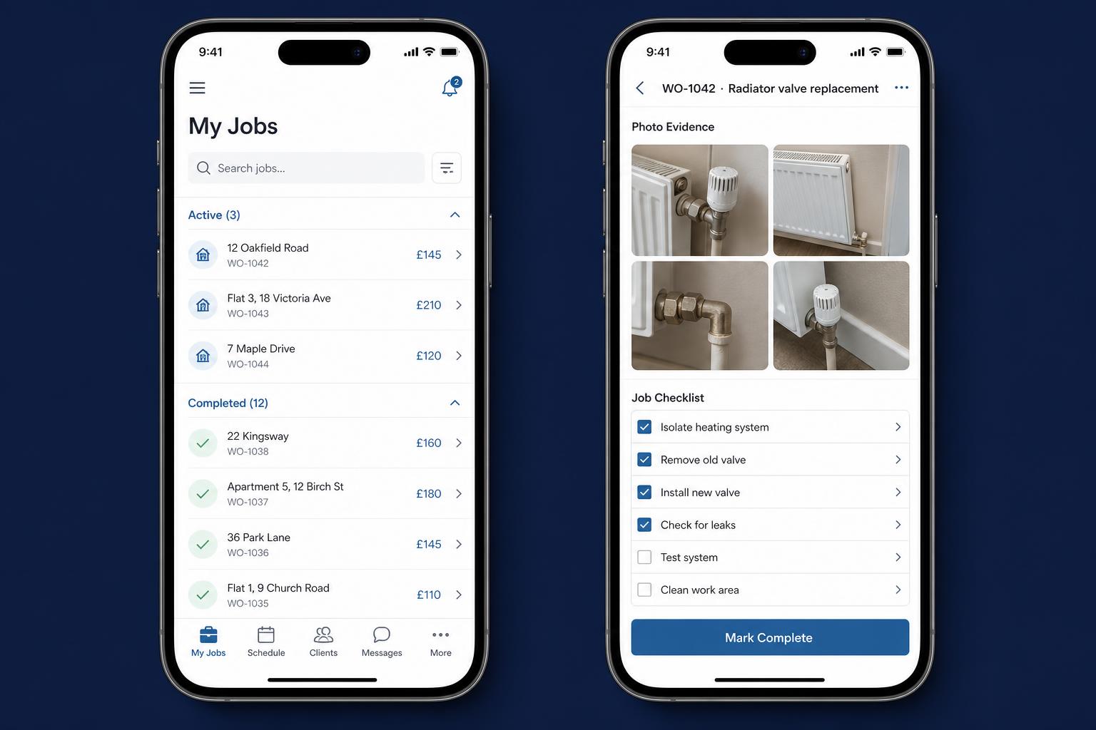 HotelVitals contractor mobile app